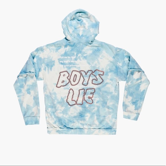 Boys Lie LE Tie Dye Twofer Remix Sweatshirt one size SOLD OUT - Picture 3 of 4